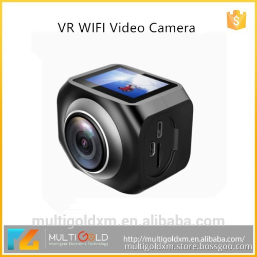 Factory direct 4K 360 degree 30M waterproof wireless sport action camera with remote control